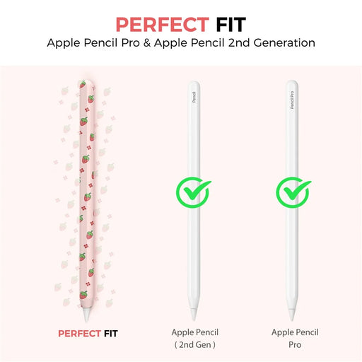 AHASTYLE PT65-FT For Apple Pencil Pro / Pencil (2nd Generation) Silicone Protective Cover Stylus Sleeve - Grape - 2