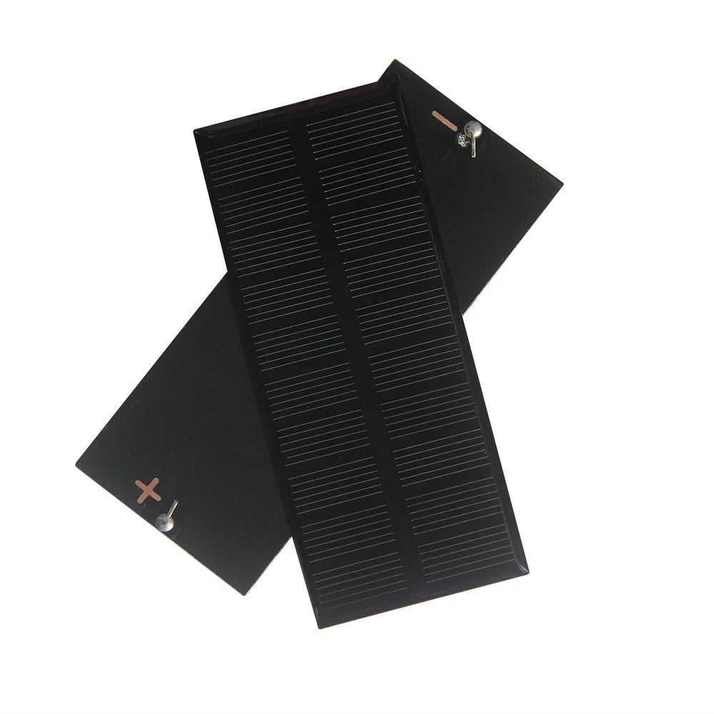 0.6W 5V Mini DIY Monocrystalline Silicon Solar Panel for Outdoor Emergency Portable Charger with Carabiner, 104 x 43.3mm - 4