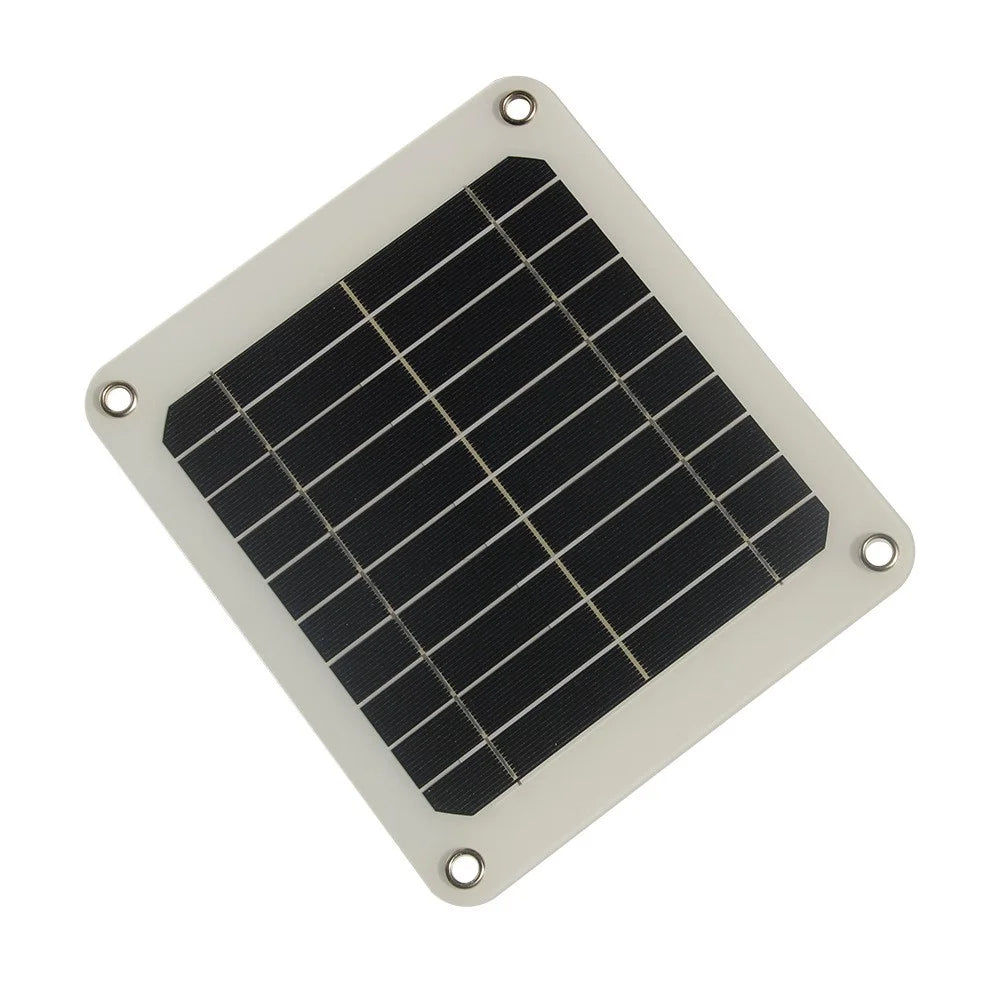 5W High Efficiency Waterproof Solar Panel USB Charger Portable Outdoor Power Supply - 3
