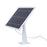 8W Monocrystalline Silicon Solar Panel for Outdoor Security Camera Charger with U-shaped Interface - White - 4