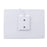8W Monocrystalline Silicon Solar Panel for Outdoor Security Camera Charger with U-shaped Interface - White - 7