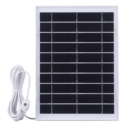 Solar Panel for Arlo Pro 4  /  Ultra 2  /  Pro 3  /  Ultra  /  Pro 5S Surveillance Camera Charger with Magnetic 3 Pin Interface - White - 1