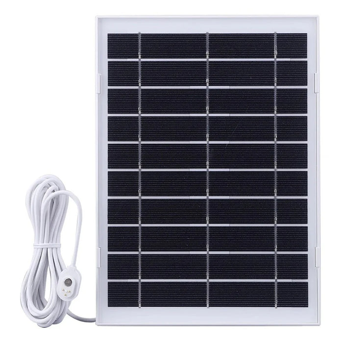 Solar Panel for Arlo Pro 4  /  Ultra 2  /  Pro 3  /  Ultra  /  Pro 5S Surveillance Camera Charger with Magnetic 3 Pin Interface - White - 1