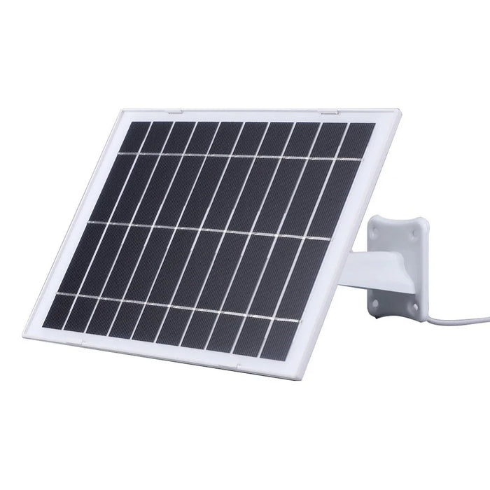 Solar Panel for Arlo Pro 4  /  Ultra 2  /  Pro 3  /  Ultra  /  Pro 5S Surveillance Camera Charger with Magnetic 3 Pin Interface - White - 4