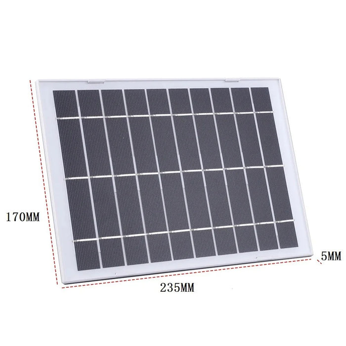 Solar Panel for Arlo Pro 4  /  Ultra 2  /  Pro 3  /  Ultra  /  Pro 5S Surveillance Camera Charger with Magnetic 3 Pin Interface - White - 7