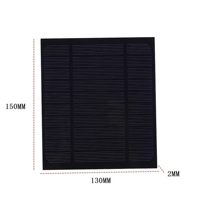 3.5W 5V Solar Panel Charger with 3m Cable for Electronic Devices High Efficiency Portable Outdoor Power Supply - Micro Port - 5