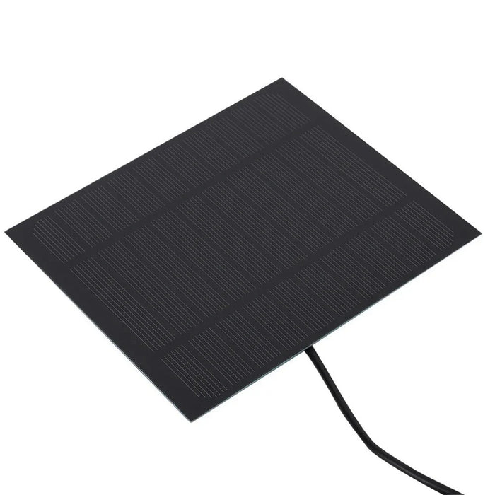 3.5W 5V Solar Panel Charger with DC5521 Connector for Electronic Devices Portable Outdoor Power Supply - 2