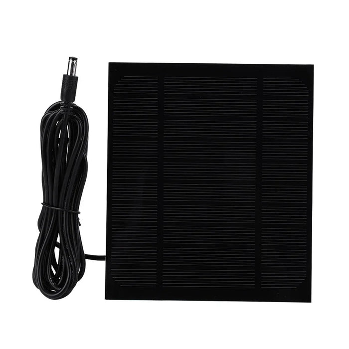 3.5W 5V Solar Panel Charger with DC5521 Connector for Electronic Devices Portable Outdoor Power Supply - 3