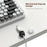 AHASTYLE WG178 6Pcs Mechanical Keycap Design Cable Management Organizer Adhesive Silicone Wire Clips - Black - 2