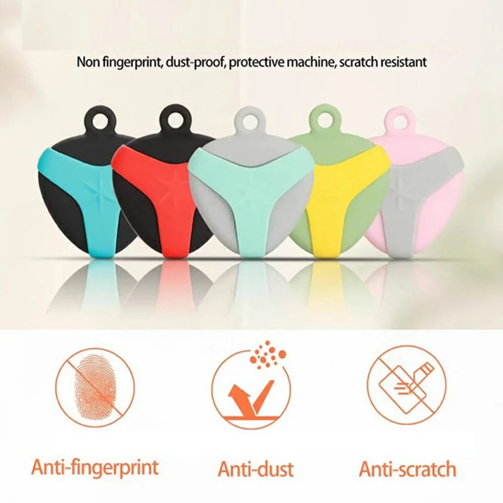 For Huawei Tag Tracker Silicone Case Waterproof Anti Drop Protective Cover with Hanging Buckle - Green  /  Yellow - 6