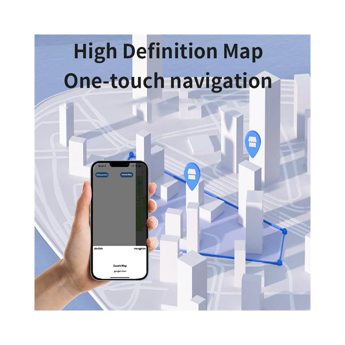 JHX05 IP65 Waterproof Multi User Item Keychain Tracker 7-Day Movement History Finder for iOS / Android - White - 5