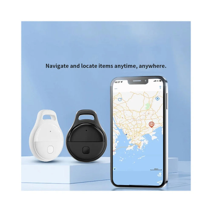 JHX05 IP65 Waterproof Multi User Item Keychain Tracker 7-Day Movement History Finder for iOS / Android - White - 6