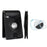 For Apple AirTag Protector RFID Blocking Wallet 9 Card Slots 2 ID Windows Leather Card Bag - Carbon Fiber Texture - 1