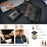 For Apple AirTag Protector RFID Blocking Wallet 9 Card Slots 2 ID Windows Leather Card Bag - Carbon Fiber Texture - 4