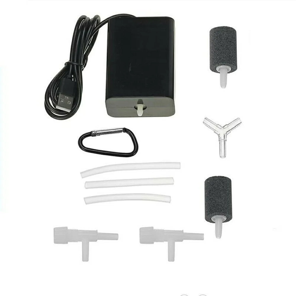 Solar Oxygen Pump Kit 5W Solar Panel with Oxygenator for Fish Tank Solar Powered Oxygen Aerator - 7