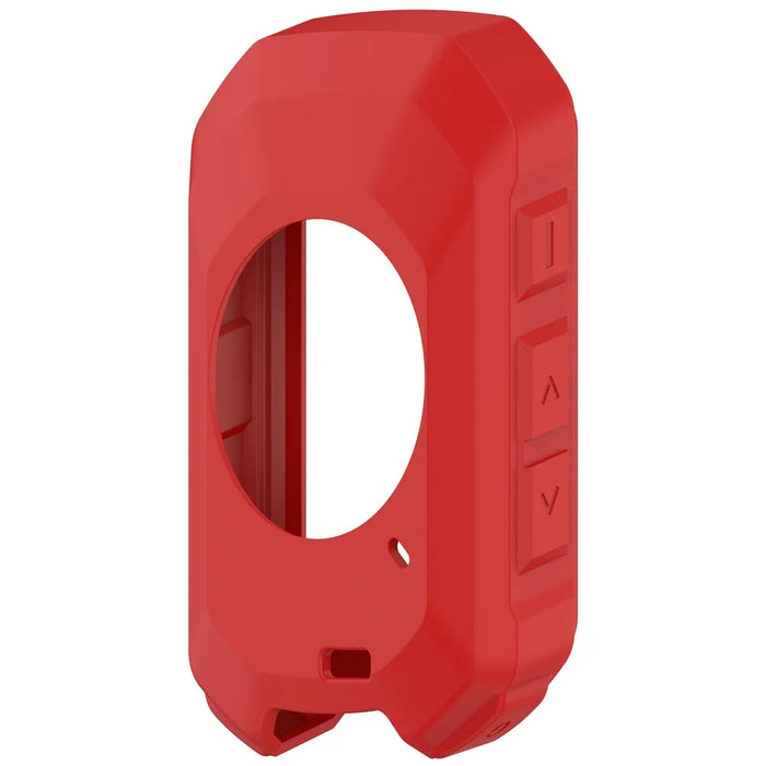 For Garmin Edge MTB Cycling Computer Protective Case Silicone Cover Bike Riding - Red - 3