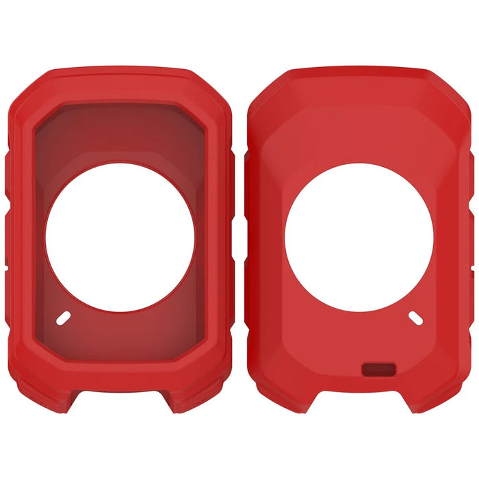 For Garmin Edge MTB Cycling Computer Protective Case Silicone Cover Bike Riding - Red - 6