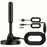 TV Antenna VHF UHF 4K High Gain Signal Receiver with Amplifier ATSC DVB-T Compatible - 1