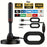 TV Antenna VHF UHF 4K High Gain Signal Receiver with Amplifier ATSC DVB-T Compatible - 2