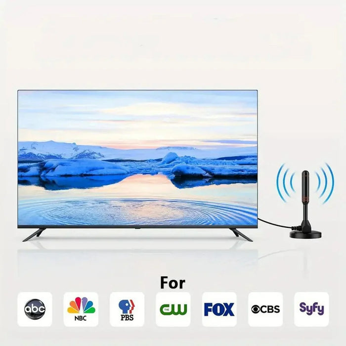 TV Antenna VHF UHF 4K High Gain Signal Receiver with Amplifier ATSC DVB-T Compatible - 5