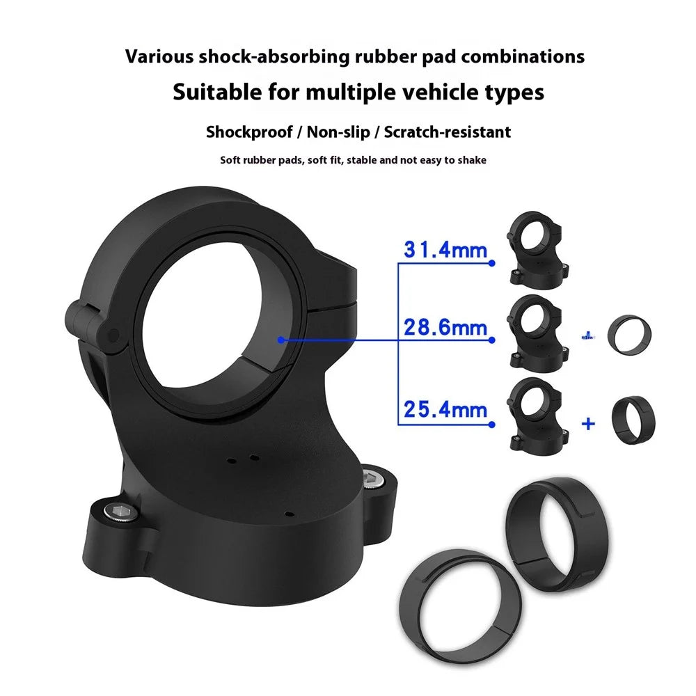 For Garmin Edge MTB / 1050 / 840 / 540 Bike Computer Mount Bracket with AirTag Slot Speedometer Bicycle Holder - 3