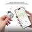 XUNDD XDOT-067 Anti Lost Mini Tag Tracker for iOS, Key Wallet Wireless Smart Finder - 2