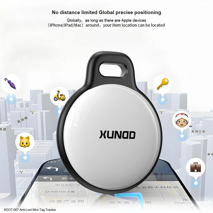 XUNDD XDOT-067 Anti Lost Mini Tag Tracker for iOS, Key Wallet Wireless Smart Finder - 7