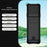 T08 Electric Mosquito Repeller Portable Dual-Sided Heating Repellent for Outdoor / Camping / Hiking - Black - 2