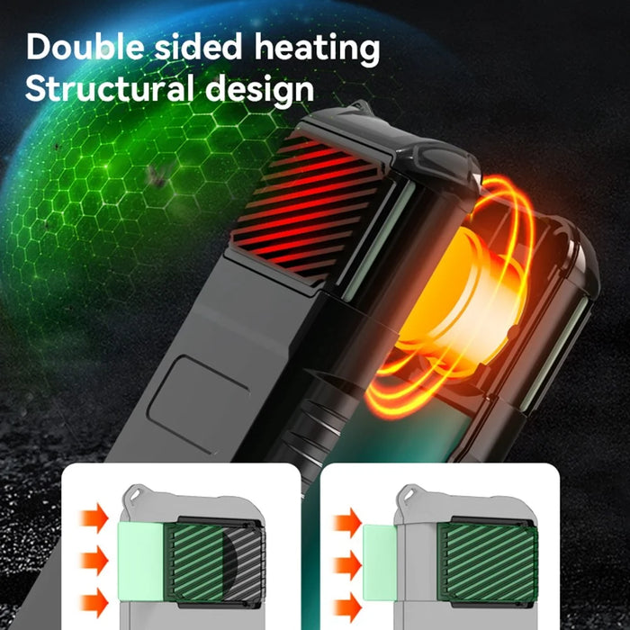 T08 Electric Mosquito Repeller Portable Dual-Sided Heating Repellent for Outdoor / Camping / Hiking - Black - 3