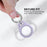 AHASTYLE PT155 4Pcs Silicone Case for AirTag , Pet Collar Holder Protective Cover Holder with Keychains - Purple x 2 + Pink x 2 - 4
