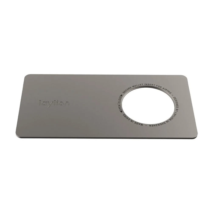 LAYLION For Apple AirTag Tracker Steel Fixing Card for Wallet - Titanium Gold - 6