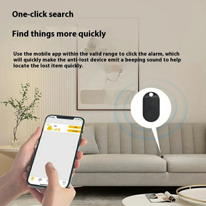 FD-03 Portable Bluetooth-compatible Anti Lost Locator Two Way Tracking Mini Smart Finder - Black - 3