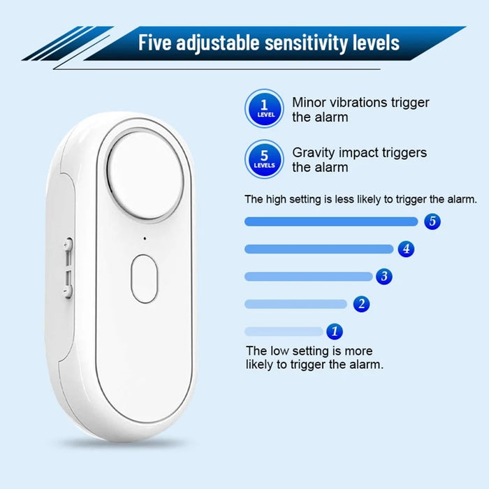 M001 Wireless Door Window Alarm Sensor High Decibel Security System for Home / Office / Shop - 5