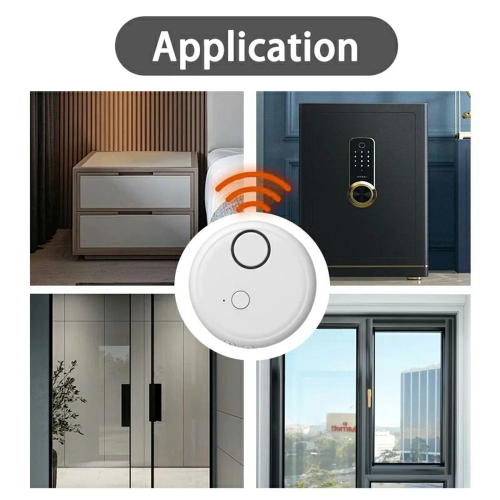 High Sensitivity Door Window Alarm 130dB Vibration Sensor Glass Break Detector Anti Theft Security System - 4