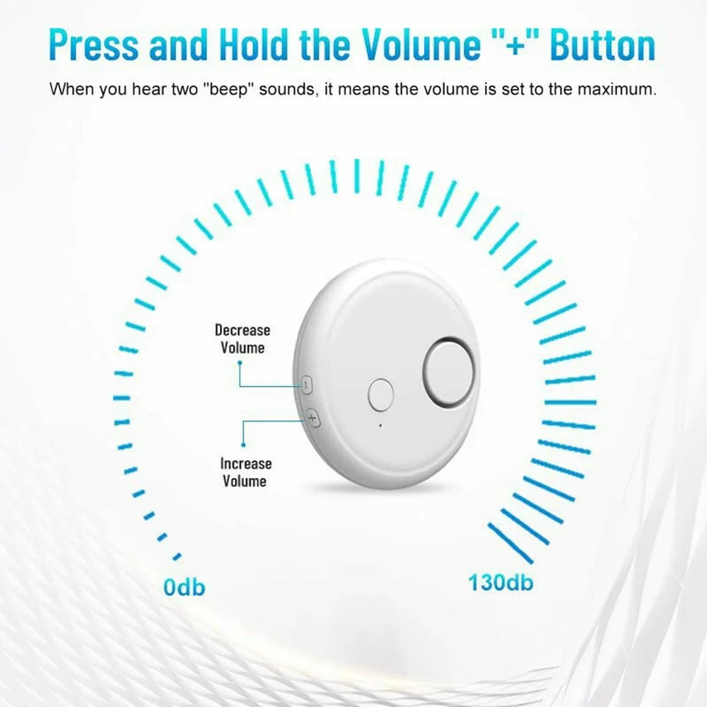 High Sensitivity Door Window Alarm 130dB Vibration Sensor Glass Break Detector Anti Theft Security System - 6