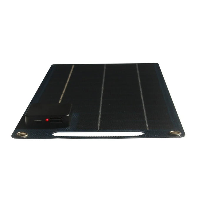 10W ETFE Flexible Solar Charging Panel with USB / Type C Output Portable Outdoor Emergency Power Supply - 3
