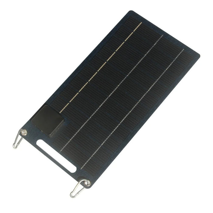 10W ETFE Flexible Solar Charging Panel with USB / Type C Output Portable Outdoor Emergency Power Supply - 4