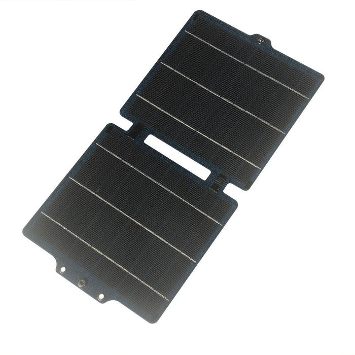10W Bi-fold ETFE Flexible Solar Charging Panel with USB / Type C Output Waterproof Outdoor Emergency Power Supply - 2