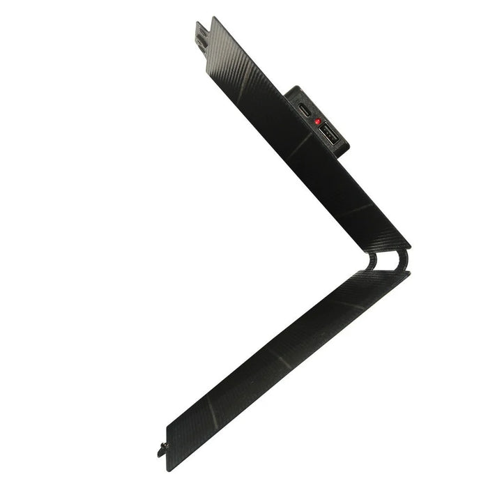 10W Bi-fold ETFE Flexible Solar Charging Panel with USB / Type C Output Waterproof Outdoor Emergency Power Supply - 7