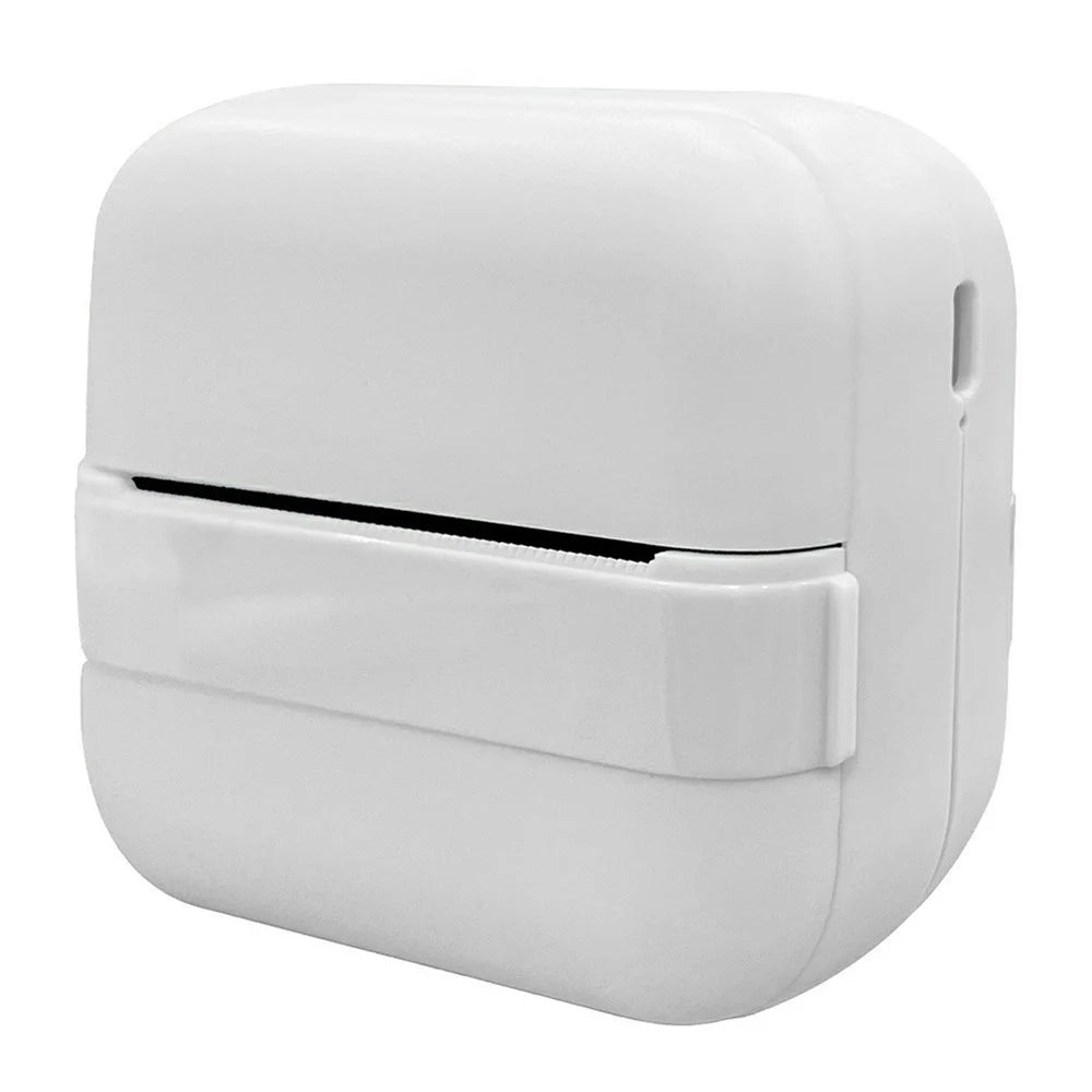 X18 Portable Inkless Thermal Printer 200DPI Bluetooth-compatible Mini Pocket Printer, Standard Version - White - 1