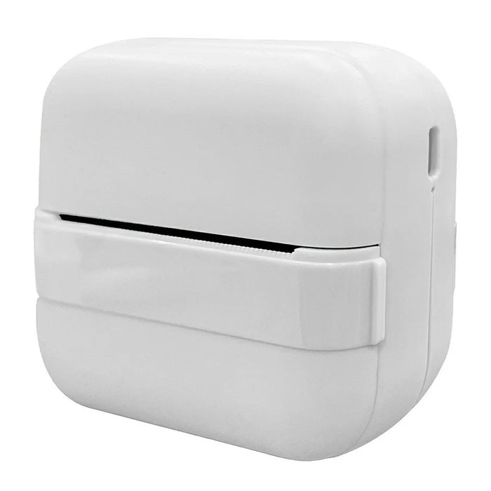 X18 Portable Inkless Thermal Printer 200DPI Bluetooth-compatible Mini Pocket Printer, Standard Version - White - 1