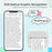 X18 Portable Inkless Thermal Printer 200DPI Bluetooth-compatible Mini Pocket Printer, Standard Version - White - 2