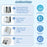 X18 Portable Inkless Thermal Printer 200DPI Bluetooth-compatible Mini Pocket Printer, Standard Version - White - 3