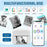 X18 Portable Inkless Thermal Printer 200DPI Bluetooth-compatible Mini Pocket Printer, Standard Version - White - 7
