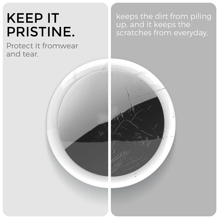 AHASTYLE WG41 4Pcs Hydrogel Screen Protector For AirTag High Definition Protective Films - 2