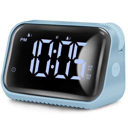 Digital Kitchen Timer Clock with Large Display Rechargeable Alarm Countdown Stopwatch Time Management - Blue - 1