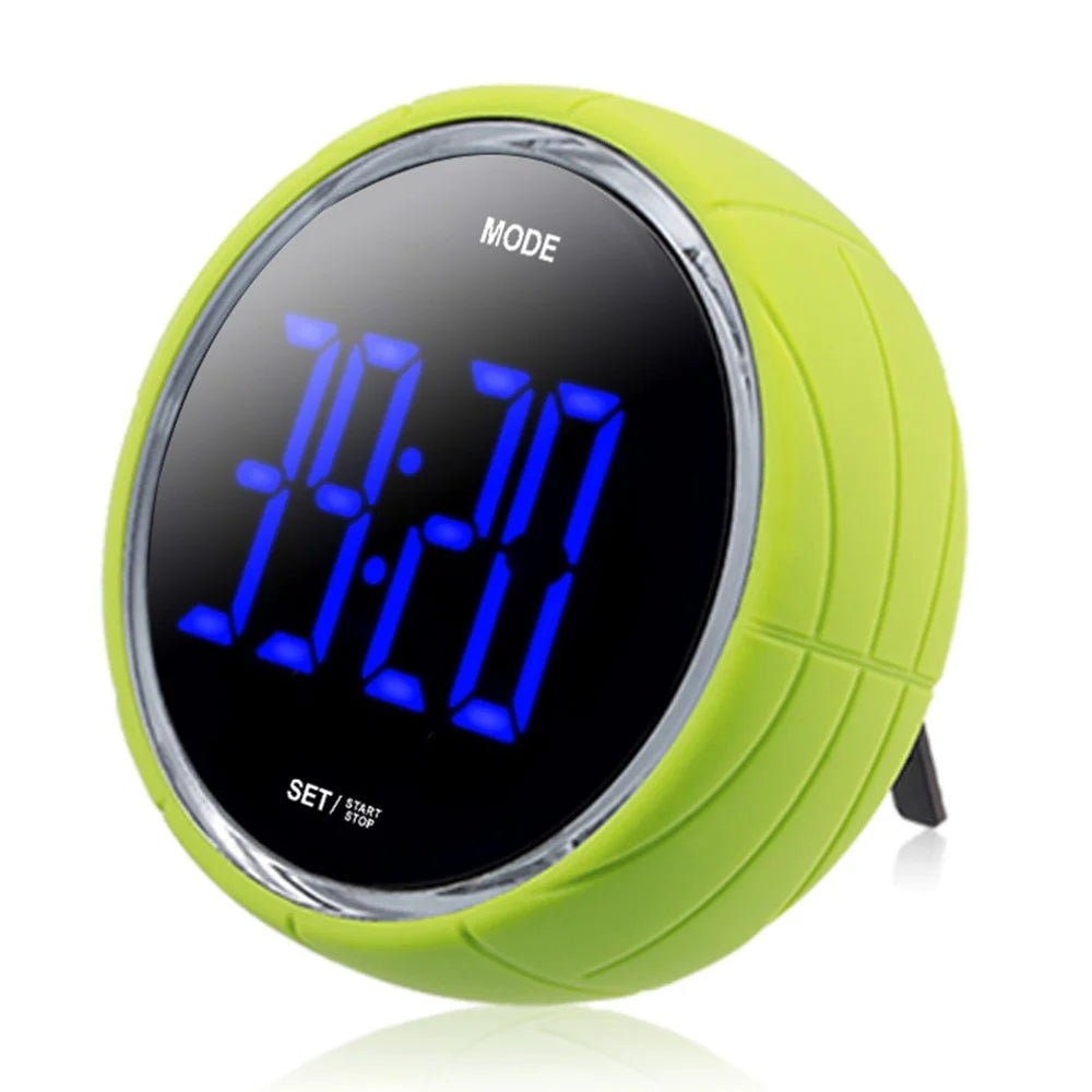 369 Kitchen Timer Digital Alarm Clock Countdown Stopwatch Time Management Tool for Home / Study / Cooking - Green - 1