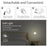 K610 Smart Motion Sensor Night Light Wireless Magnetic Round LED Lamp for Cabinet / Stairs / Hallway Wall Light - White - 6