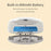 K610 Smart Motion Sensor Night Light Wireless Magnetic Round LED Lamp for Cabinet / Stairs / Hallway Wall Light - White - 7