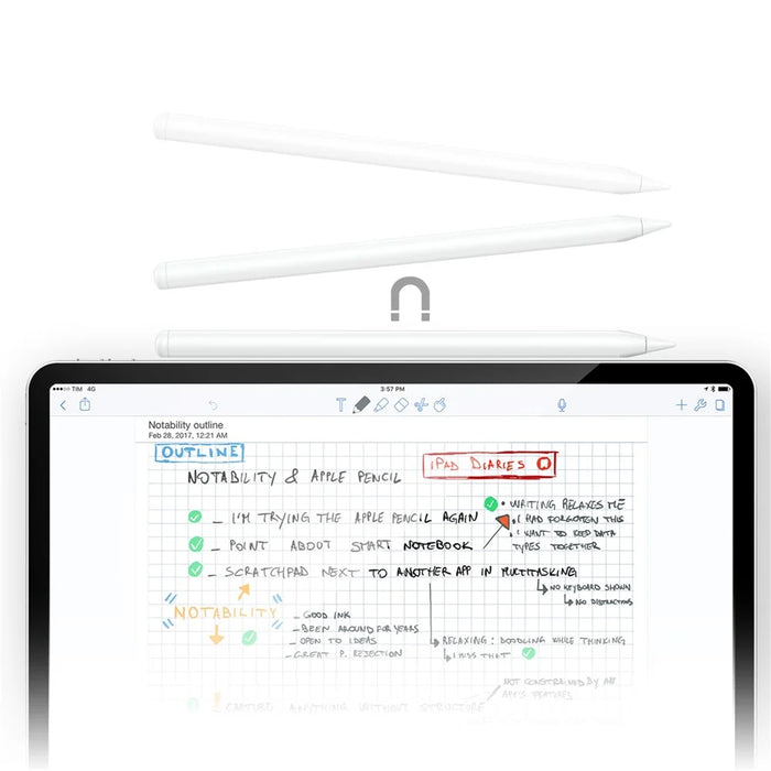 ACEFAST V1 Capacitive Pen Active Recognition Low Latency Magnetic Stylus - 2